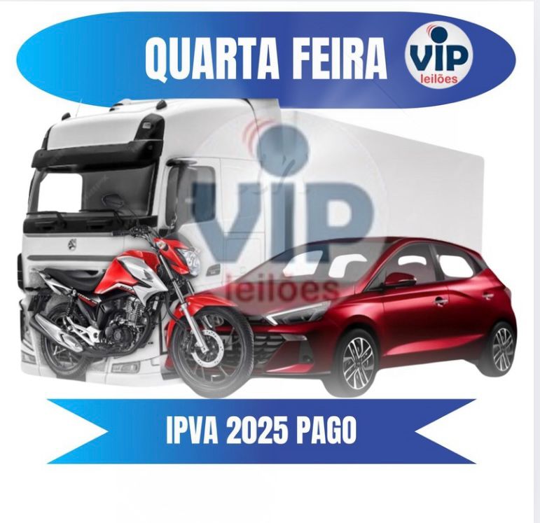 <center><b>Leilão de Veículos Recuperados de Financiamento</b> <center>Encerramento Dia 18/06/2025 as 10:00h